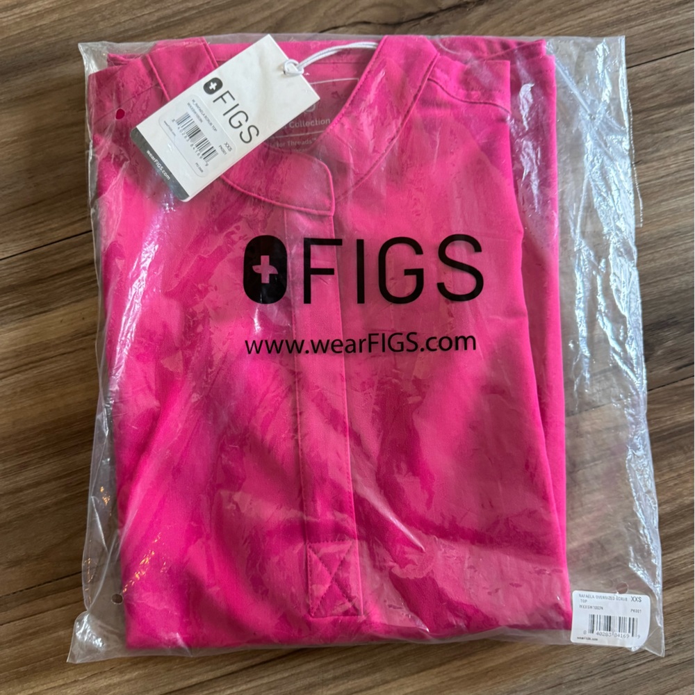 NWT: Figs Scrub Set🌹 🌹 Ultra Rose 🌹 🌹 •size: XS• - Picture 2 of 3